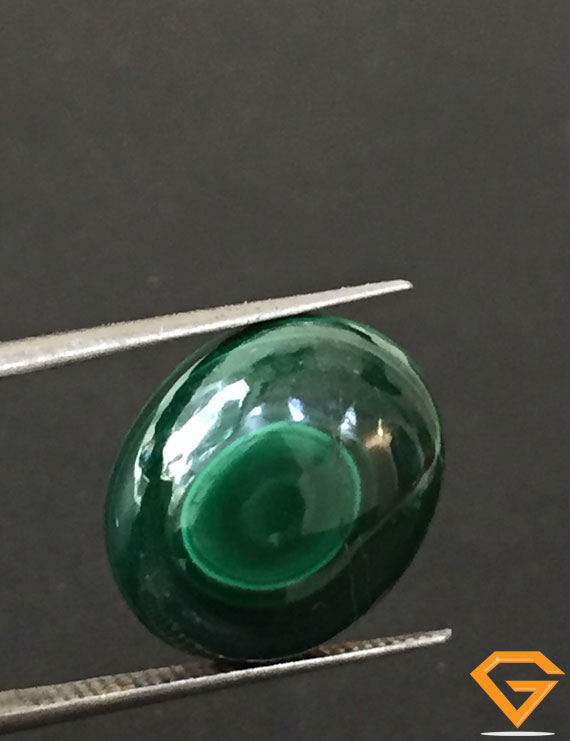 18.06 ct Natural Certified Malachite stone